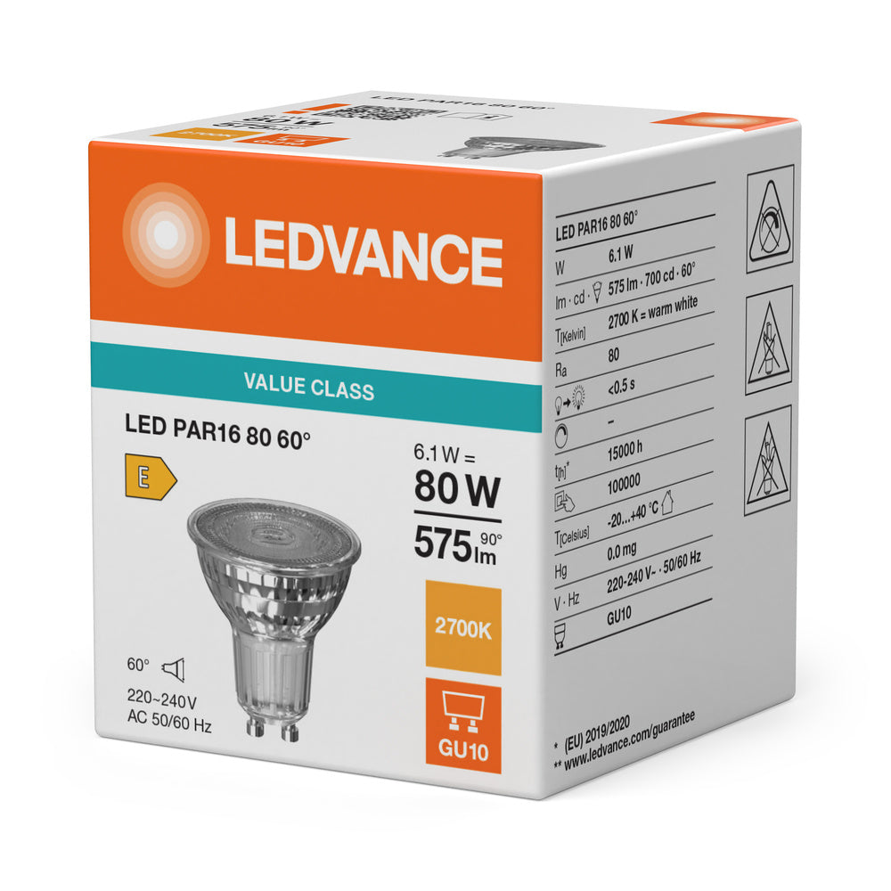 LED downlight 6.1W IP20 2700K 60° – zápustné LED svietidlo LEDVANCE