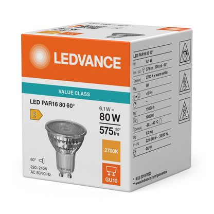 LED downlight 6.1W IP20 2700K 60° – zápustné LED svietidlo LEDVANCE