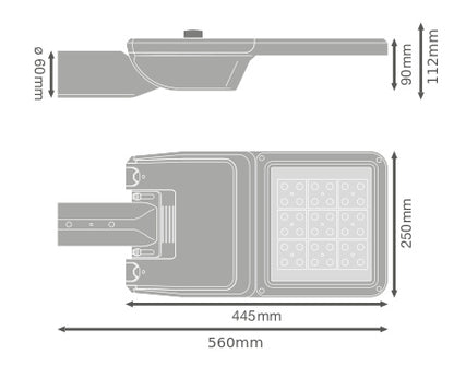 LED pouličné osvetlenie 52W IP66 4000K 50° – pouličné LED svietidlo LEDVANCE
