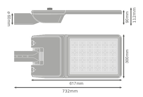 LED pouličné osvetlenie 115W IP66 4000K 150° – pouličné LED svietidlo LEDVANCE