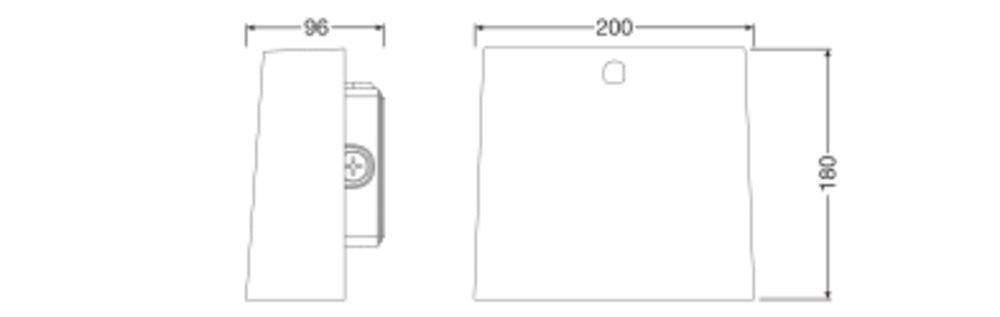 LED nástenné svietidlo 40W IP66 3000K 55° – nástenné LED svietidlo LEDVANCE