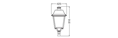 LED pouličné osvetlenie 60W IP66 3000K 60° – pouličné LED svietidlo LEDVANCE