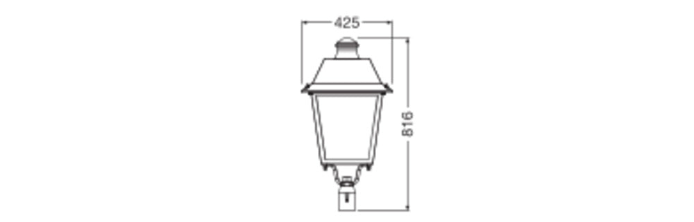 LED pouličné osvetlenie 40W IP66 2200K 140° – pouličné LED svietidlo LEDVANCE