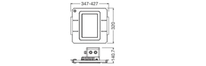 LED pouličné osvetlenie 40W IP66 3000K 60° – pouličné LED svietidlo LEDVANCE