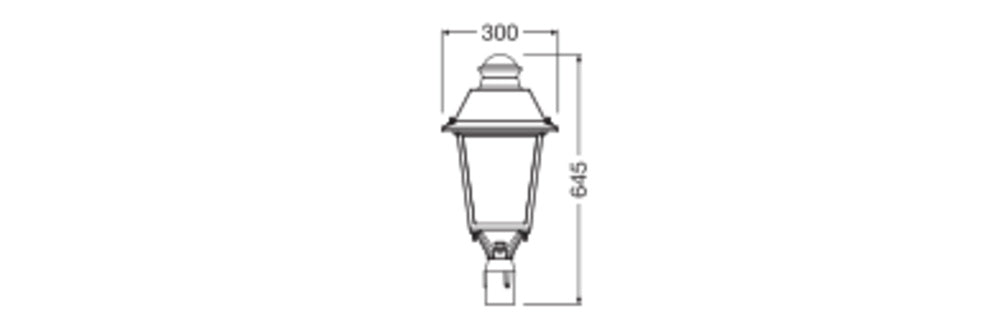 LED pouličné osvetlenie 40W IP66 2700K 45° – pouličné LED svietidlo LEDVANCE