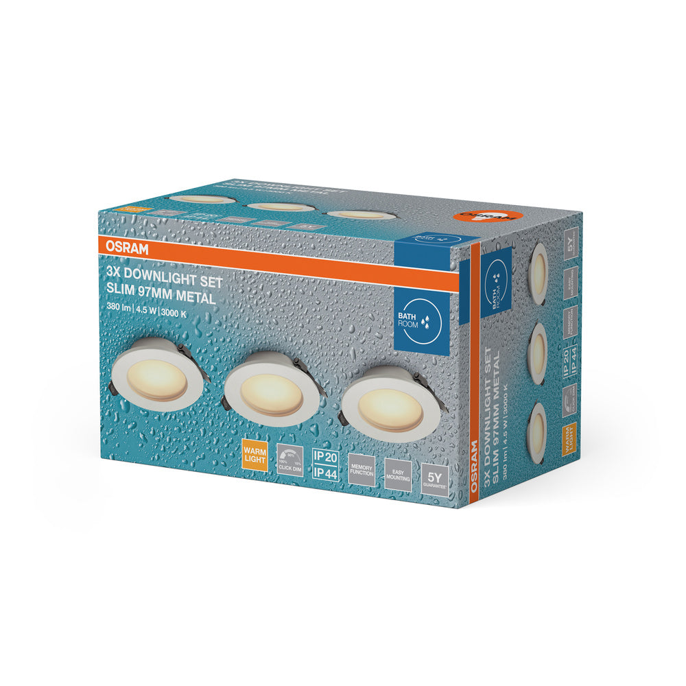 LED downlight 4.50W IP44 3000K 120° – zápustné LED svietidlo OSRAM