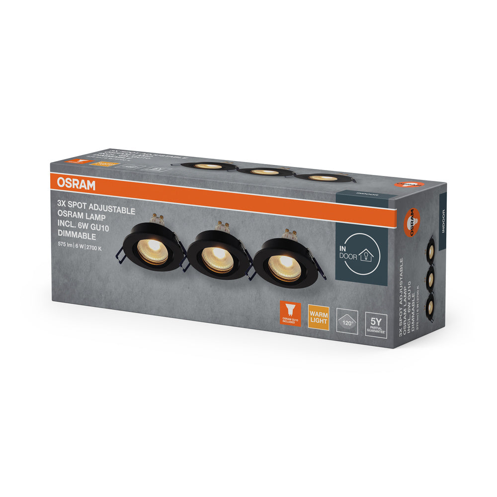 LED downlight 6W IP20 2700K 120° – zápustné LED svietidlo OSRAM