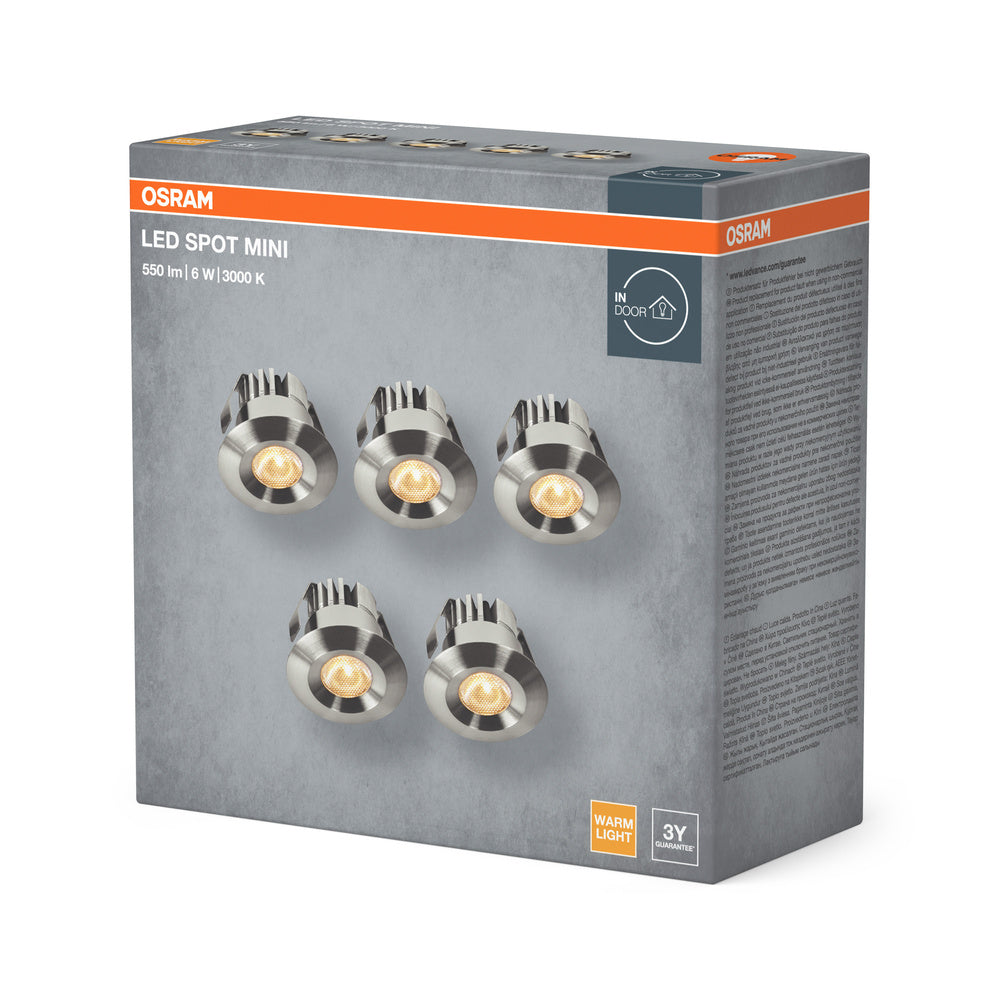 LED stropné svietidlo 6W IP44 3000K 20° – stropné LED svietidlo OSRAM