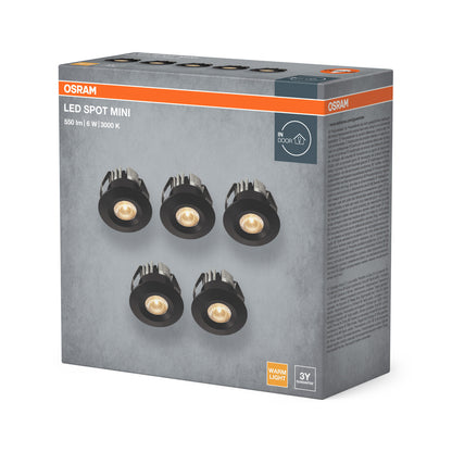 LED stropné svietidlo 6W IP44 3000K 20° – stropné LED svietidlo OSRAM
