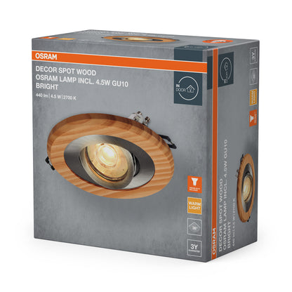 LED downlight 4.50W IP20 2700K 36° – zápustné LED svietidlo OSRAM