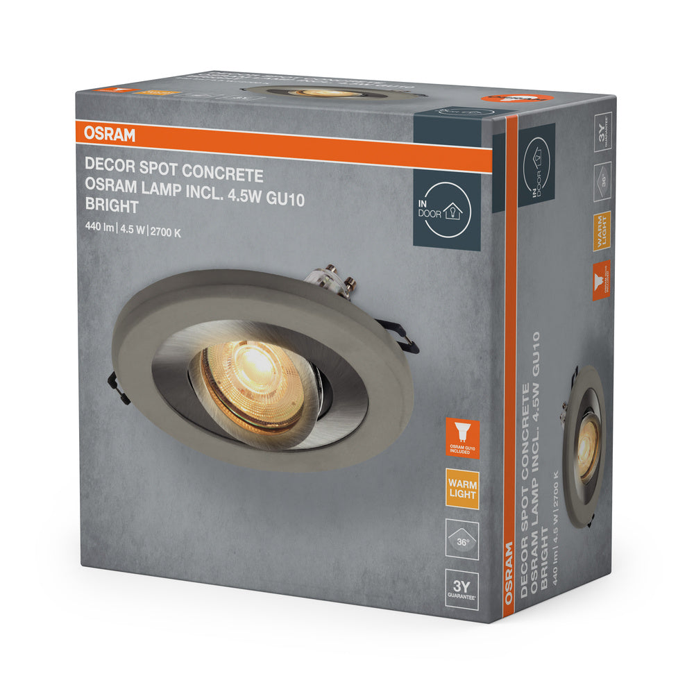 LED downlight 4.50W IP20 2700K 36° – zápustné LED svietidlo OSRAM