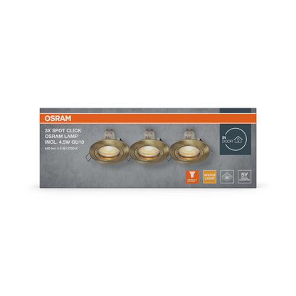 LED downlight 4.50W IP20 2700K 36° – zápustné LED svietidlo OSRAM