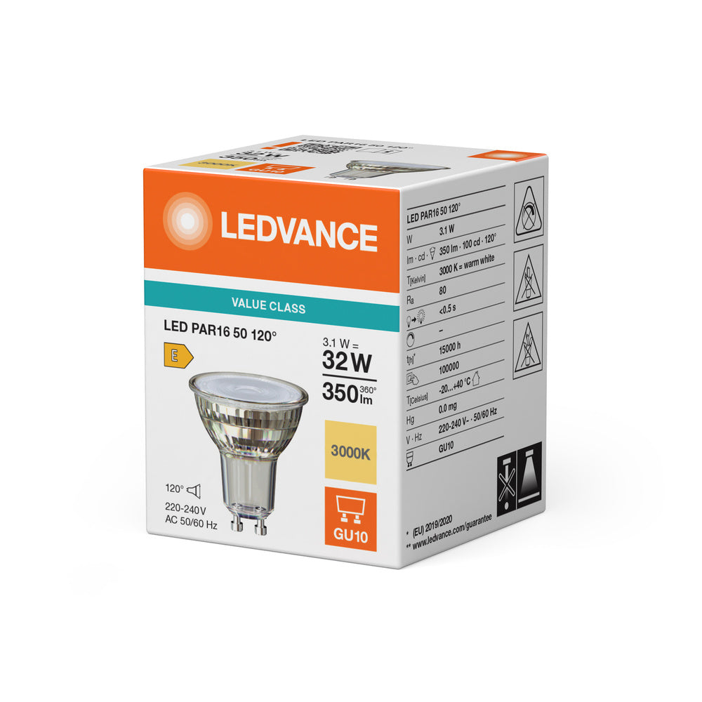 LED downlight 3.1W IP20 3000K 120° – zápustné LED svietidlo LEDVANCE