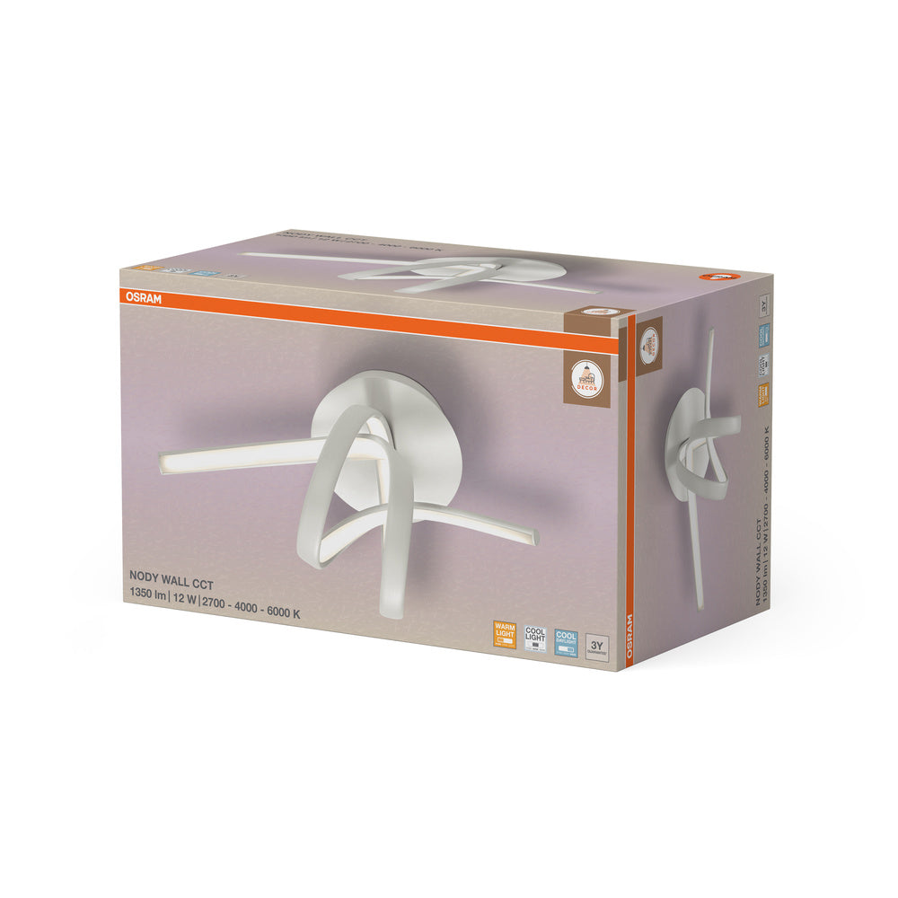 LED nástenné svietidlo 12W IP20 2700K 190° – nástenné LED svietidlo OSRAM