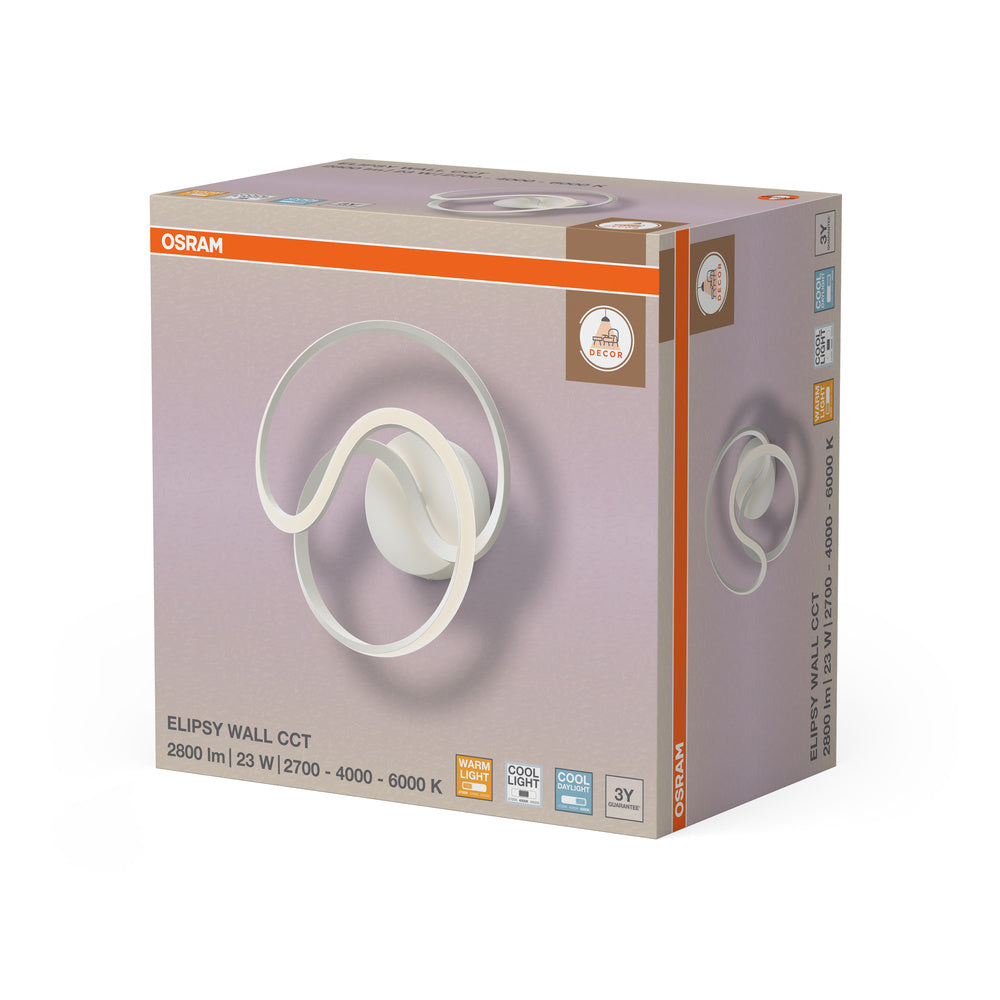 LED nástenné svietidlo 23W IP20 2700K 300° – nástenné LED svietidlo OSRAM
