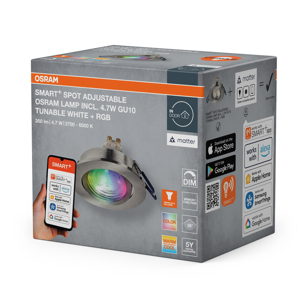 LED downlight 4.70W IP20 6500K 36° – zápustné LED svietidlo OSRAM