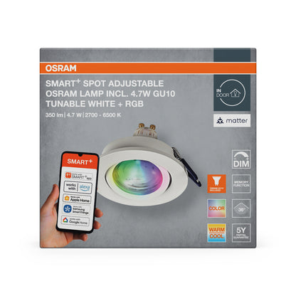 LED downlight 4.70W IP20 6500K 36° – zápustné LED svietidlo OSRAM