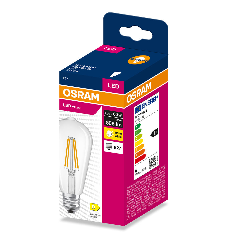 LED stropné svietidlo 5.9W IP20 2700K 300° – stropné LED svietidlo OSRAM