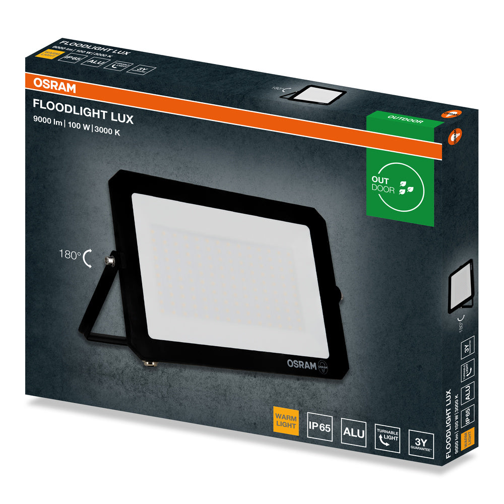 LED reflektor 100W IP65 3000K 105° – vonkajšie LED svietidlo OSRAM