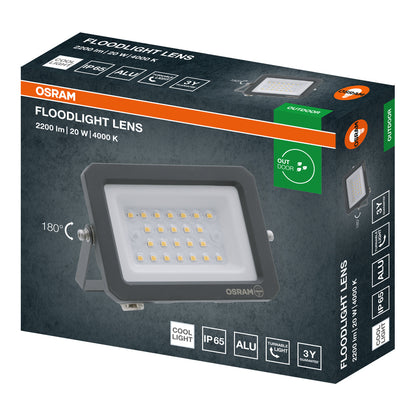 LED reflektor 20W IP65 4000K 110° – vonkajšie LED svietidlo OSRAM