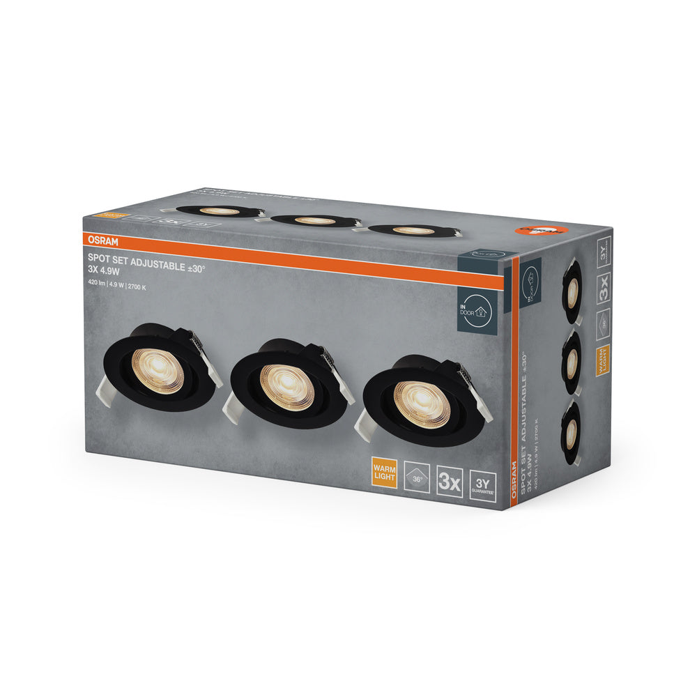 LED stropné svietidlo 4.90W IP20 2700K 36° – stropné LED svietidlo OSRAM