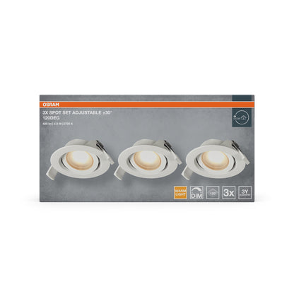 LED stropné svietidlo 4.90W IP20 2700K 120° – stropné LED svietidlo OSRAM