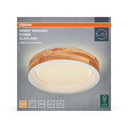 LED stropné svietidlo 16W IP20 3000K – stropné LED svietidlo OSRAM