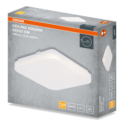 LED stropné svietidlo 12W IP20 3000K 120° – stropné LED svietidlo OSRAM