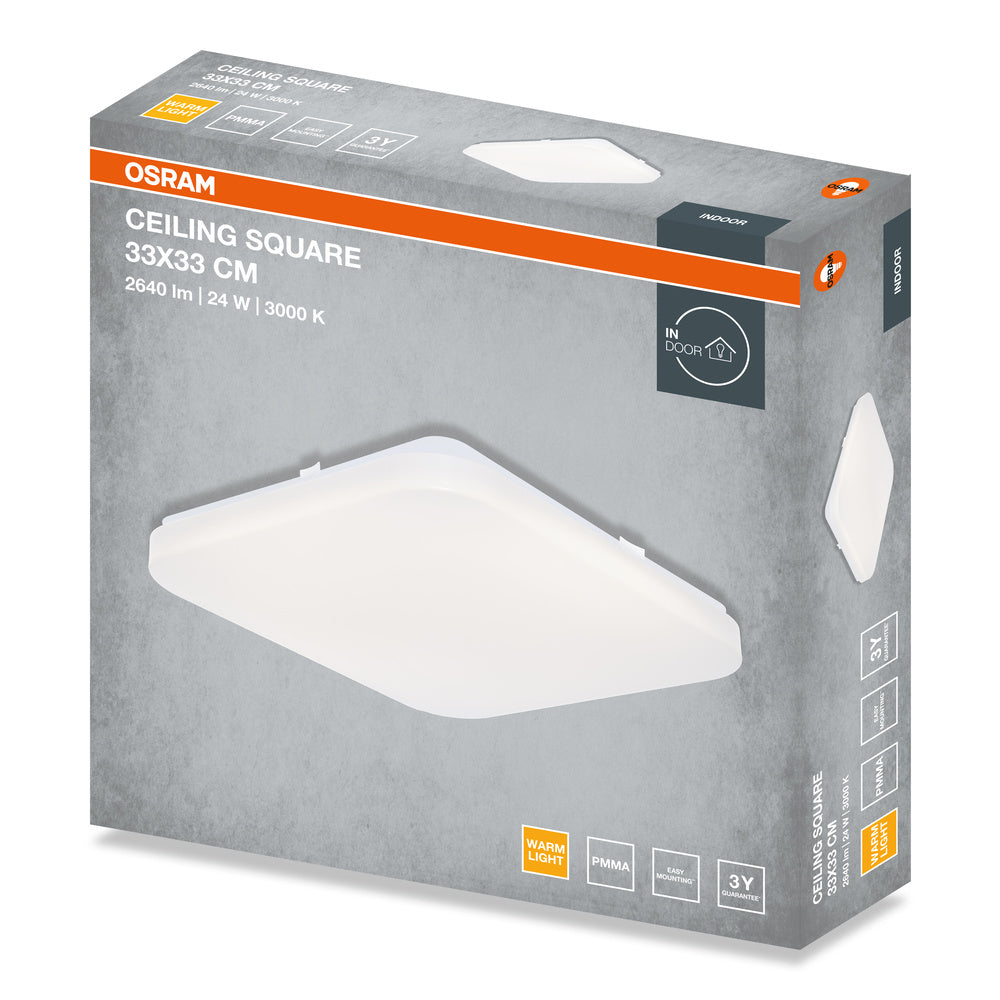 LED stropné svietidlo 24W IP20 3000K 120° – stropné LED svietidlo OSRAM