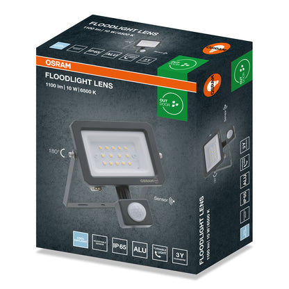 LED reflektor 10W IP65 6500K 110° – vonkajšie LED svietidlo OSRAM