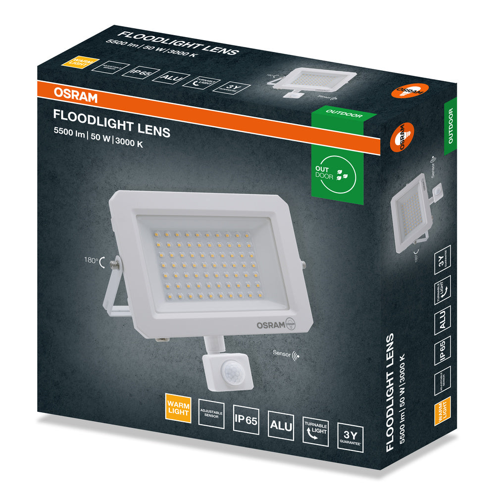 LED reflektor 50W IP65 3000K 110° – vonkajšie LED svietidlo OSRAM