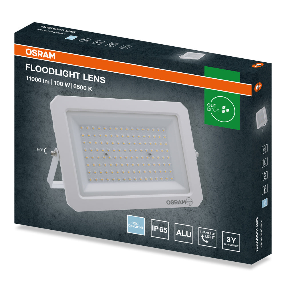 LED reflektor 100W IP65 6500K 110° – vonkajšie LED svietidlo OSRAM