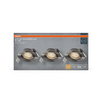 LED stropné svietidlo 4.90W IP20 2700K 36° – stropné LED svietidlo OSRAM