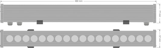 LED nástenné svietidlo 18W IP66 3000K 30° – nástenné LED svietidlo LEDVANCE