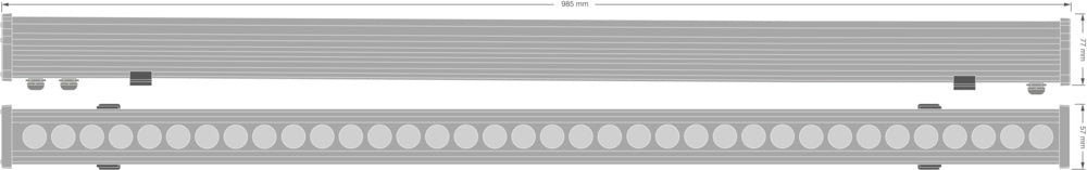LED nástenné svietidlo 36W IP66 4000K 10° – nástenné LED svietidlo LEDVANCE