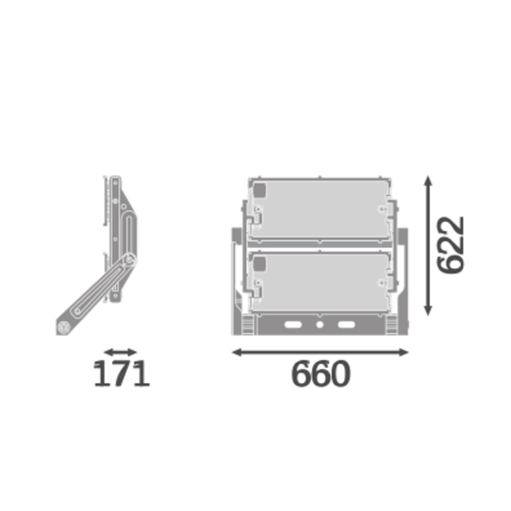 LED reflektor 900W IP66 4000K 25° – vonkajšie LED svietidlo LEDVANCE