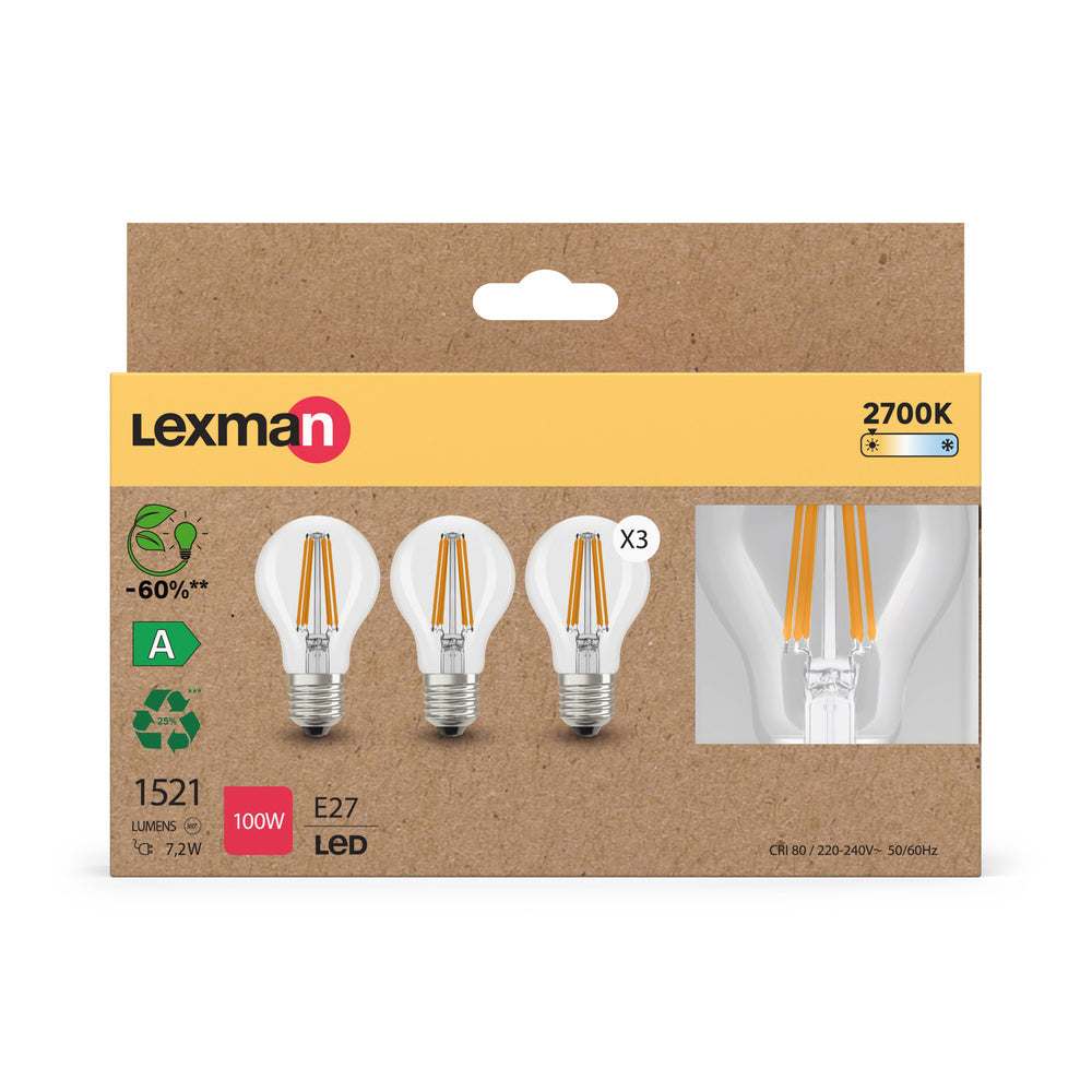 LED stropné svietidlo 7.2W IP20 2700K 330° – stropné LED svietidlo LEXMAN