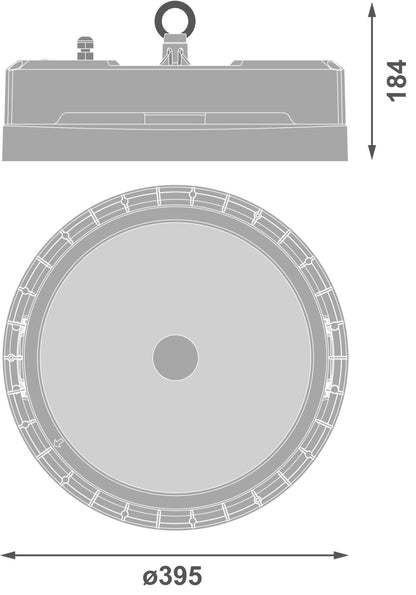 LED High Bay 195W IP66 5700K 90° – priemyselné LED svietidlo LEDVANCE