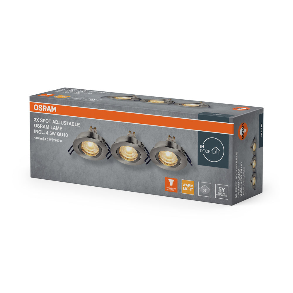 LED downlight 4.50W IP20 2700K 36° – zápustné LED svietidlo OSRAM