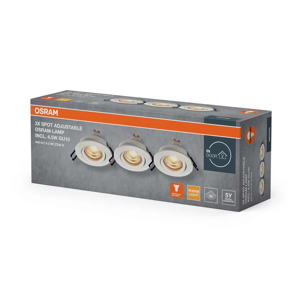 LED downlight 4.50W IP20 2700K 36° – zápustné LED svietidlo OSRAM