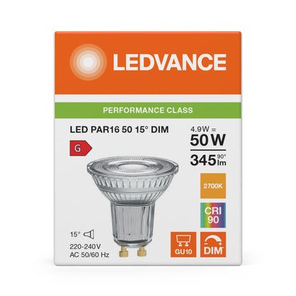 LED downlight 4.9W IP20 2700K 15° – zápustné LED svietidlo LEDVANCE