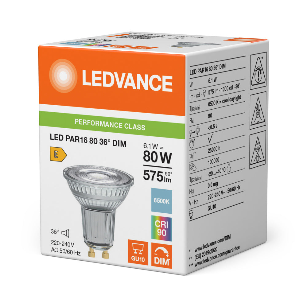 LED downlight 6.1W IP20 6500K 36° – zápustné LED svietidlo LEDVANCE