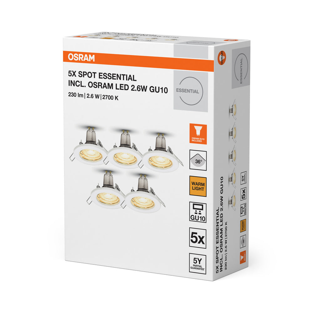 LED downlight 2.60W IP20 2700K 36° – zápustné LED svietidlo OSRAM