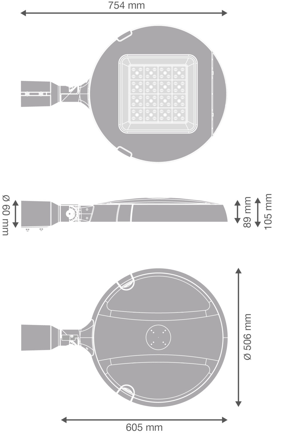 LED stropné svietidlo 100W IP66 4000K 156° – stropné LED svietidlo LEDVANCE