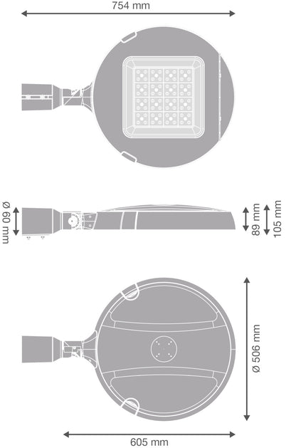 LED stropné svietidlo 80W IP66 3000K 156° – stropné LED svietidlo LEDVANCE