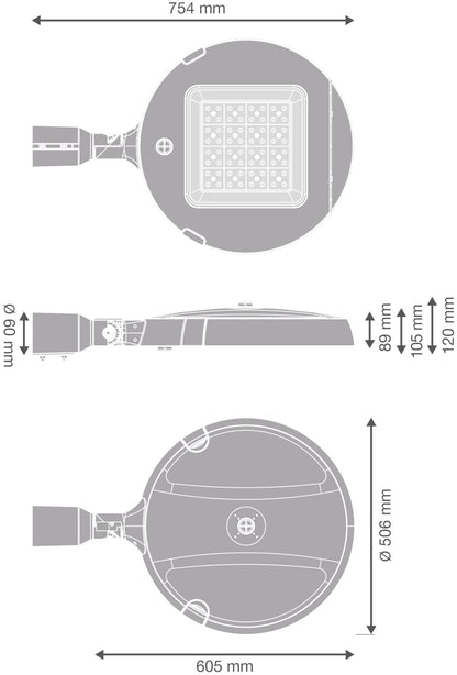 LED stropné svietidlo 100W IP66 3000K 156° – stropné LED svietidlo LEDVANCE