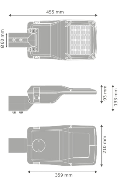 LED stropné svietidlo 55W IP66 3000K 59° – stropné LED svietidlo LEDVANCE