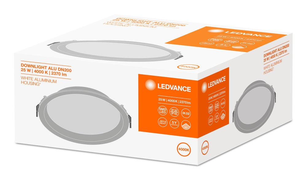 LED downlight 25W IP44 4000K 100° – zápustné LED svietidlo LEDVANCE