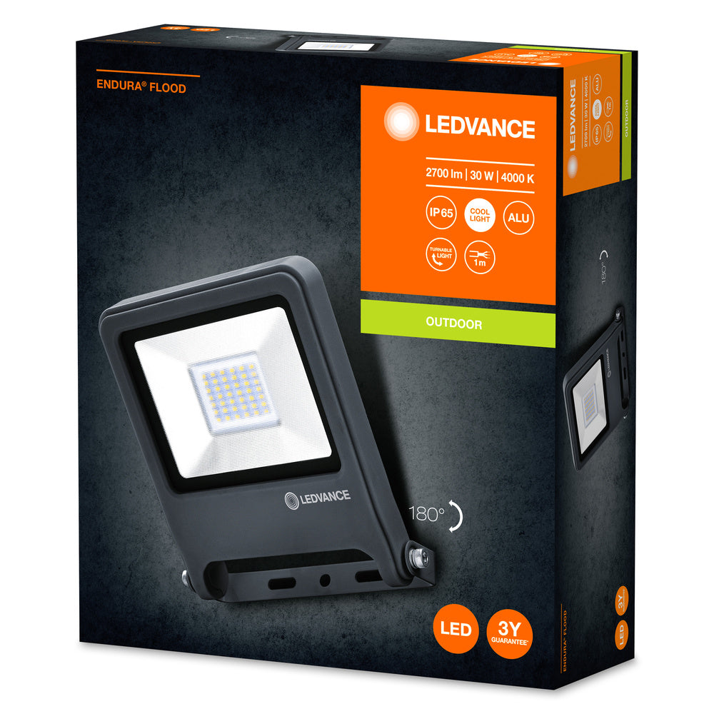 LED reflektor 30W IP65 4000K 110° – vonkajšie LED svietidlo LEDVANCE
