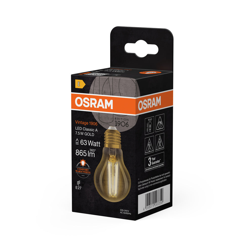 LED stropné svietidlo 7.5W IP20 2400K 300° – stropné LED svietidlo OSRAM